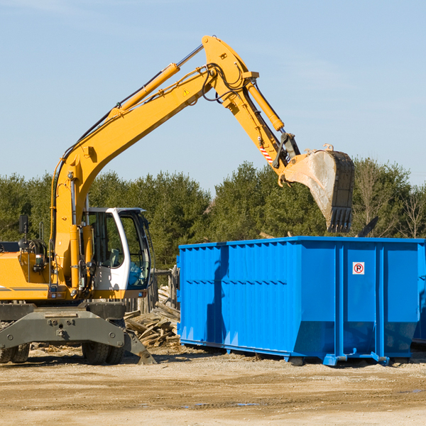 how many times can i have a residential dumpster rental emptied in Franconia MN